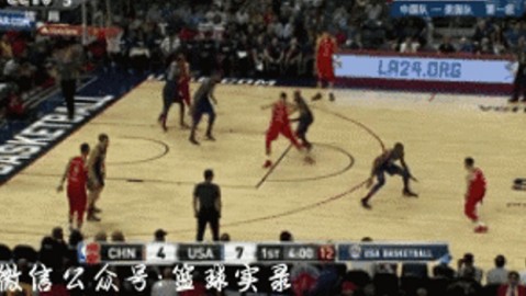 奥运热身赛美国男篮106-57狂胜中国 梦之队天赋碾压开门红